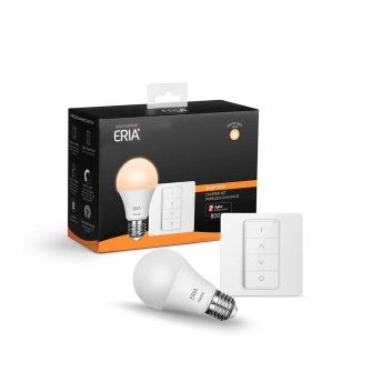 AduroSmart ERIA startpakket, 1 Flame Light lamp en dimmer