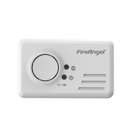 FireAngel koolmonoxidemelder, type CO-9B-INT, wit, 2x1,5 V, batterij